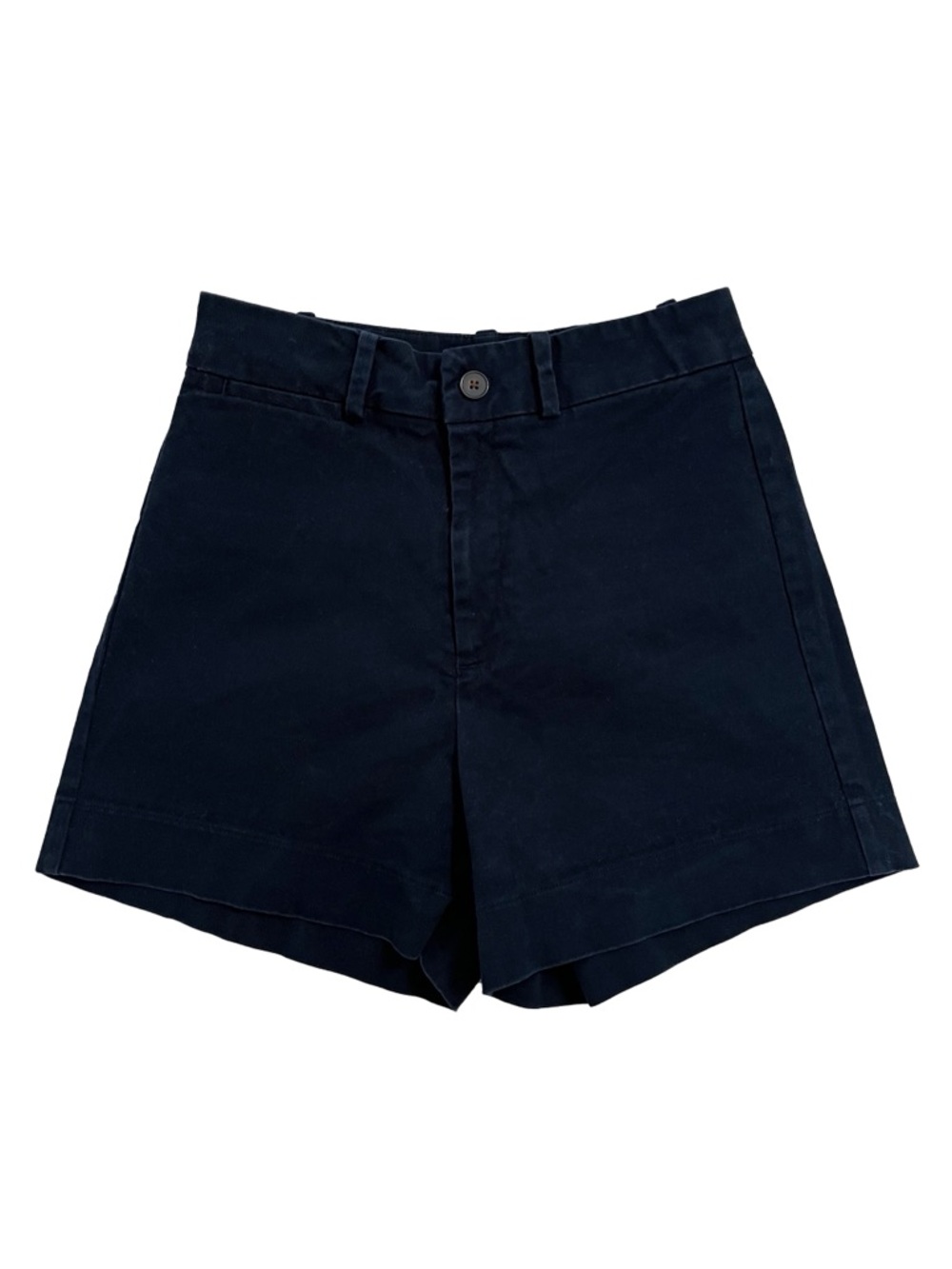 💙 Frank & Oak Josephine High Waisted Shorts in Navy Blue 💙